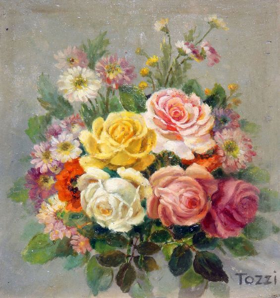 MARIO TOZZI : Rose e fiori  - Asta Asta arte moderna e contemporanea  - Associazione Nazionale - Case d'Asta italiane