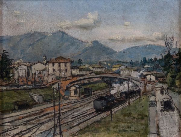 Varese, la ferrovia  - Asta Arte Moderna e Contemporanea - Associazione Nazionale - Case d'Asta italiane