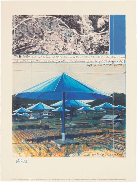 The Umbrellas (Joint Project for Japan e USA, 1991)  - Asta Arte Moderna e Contemporanea - Associazione Nazionale - Case d'Asta italiane