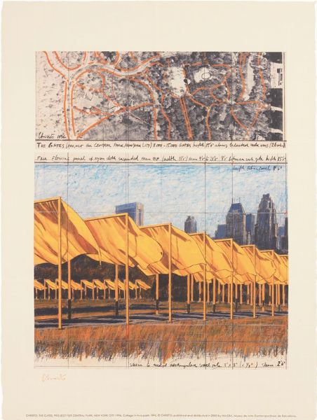 The Gates (Project for Central Park, New York City, 1996)  - Asta Arte Moderna e Contemporanea - Associazione Nazionale - Case d'Asta italiane