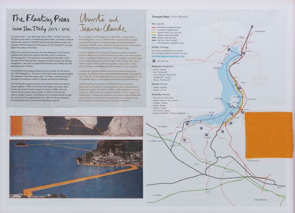 ,Christo : The Floating Piers, Lake Iseo, Italy  - Asta Grafica internazionale e Multipli d'Autore - Associazione Nazionale - Case d'Asta italiane