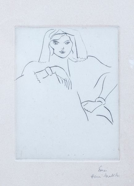 ,Henri Matisse : Jeune femme accoude  - Asta Grafica internazionale e Multipli d'Autore - Associazione Nazionale - Case d'Asta italiane