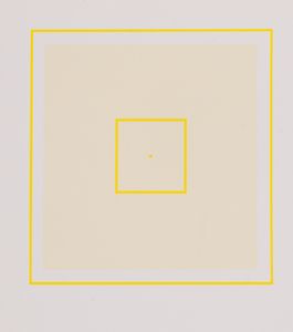 ,Antonio Calderara - Quadrato giallo