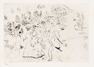 ,Marc Chagall - Ball at the governor's house