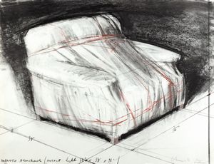 ,Christo - Wrapped armchair, project 1977