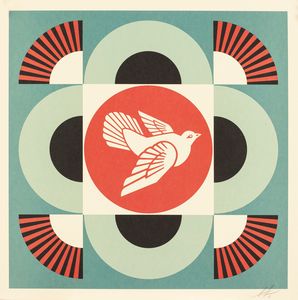,Shepard Fairey Obey : Geometric Doves (serie completa)  - Asta Grafica internazionale e Multipli d'Autore - Associazione Nazionale - Case d'Asta italiane