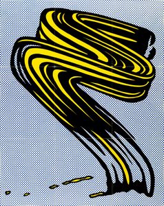 ,Roy Lichtenstein - Brushstroke