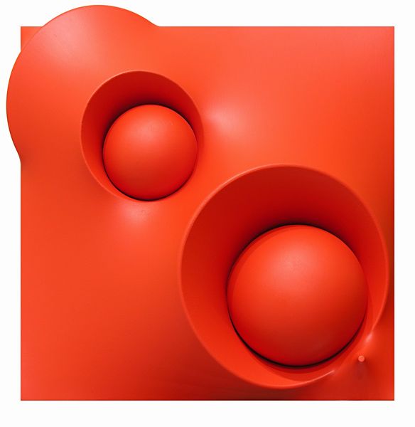 ,Hector Rigel : Superficie rossa n 57  - Asta Arte Moderna e Contemporanea - Parte II - Associazione Nazionale - Case d'Asta italiane