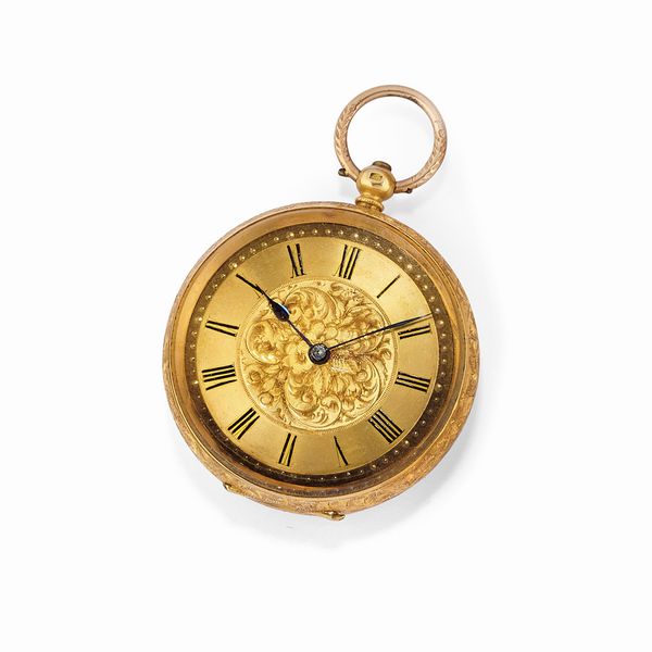 Quattro orologi da tasca in oro 12k, 14k e 18k  - Asta Gioielli - Associazione Nazionale - Case d'Asta italiane