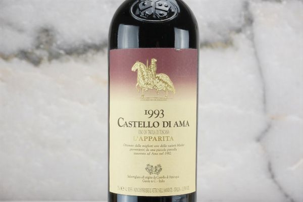 L’Apparita Castello di Ama 1993  - Asta Smart Wine 2.0 | Asta Online - Associazione Nazionale - Case d'Asta italiane