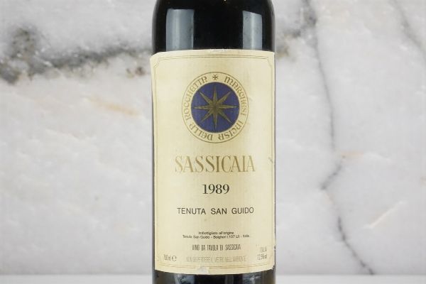 Sassicaia Tenuta San Guido 1989  - Asta Smart Wine 2.0 | Asta Online - Associazione Nazionale - Case d'Asta italiane