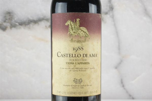 LApparita Castello di Ama 1988  - Asta Smart Wine 2.0 | Asta Online - Associazione Nazionale - Case d'Asta italiane