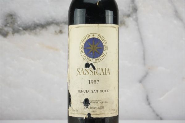 Sassicaia Tenuta San Guido 1987  - Asta Smart Wine 2.0 | Asta Online - Associazione Nazionale - Case d'Asta italiane