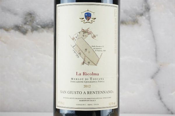 La Ricolma San Giusto a Rentennano 2012  - Asta Smart Wine 2.0 | Asta Online - Associazione Nazionale - Case d'Asta italiane