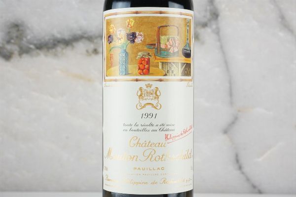 Château Mouton Rothschild 1991  - Asta Smart Wine 2.0 | Asta Online - Associazione Nazionale - Case d'Asta italiane