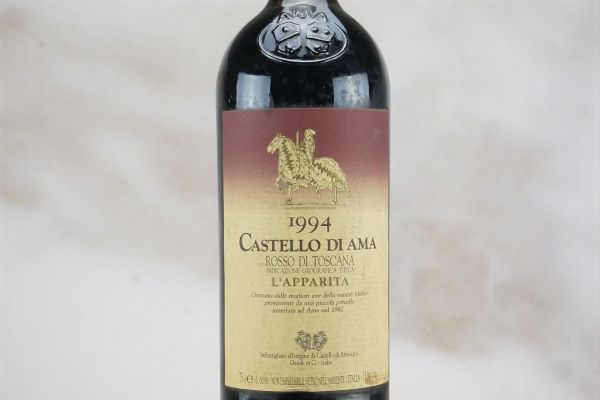 LApparita Castello di Ama 1994  - Asta Smart Wine 2.0 | Asta Online - Associazione Nazionale - Case d'Asta italiane
