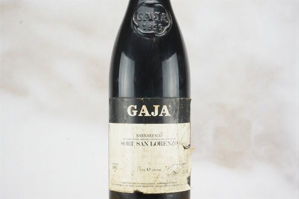 Sor San Lorenzo Gaja 1981  - Asta Smart Wine 2.0 | Asta Online - Associazione Nazionale - Case d'Asta italiane