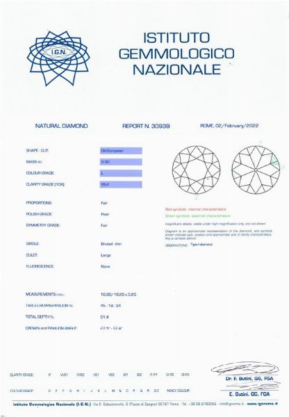 ANELLO CON DIAMANTE  - Asta Gioielli - Associazione Nazionale - Case d'Asta italiane