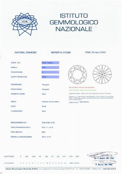 ANELLO SOLITARIO CON DIAMANTE  - Asta Gioielli - Associazione Nazionale - Case d'Asta italiane