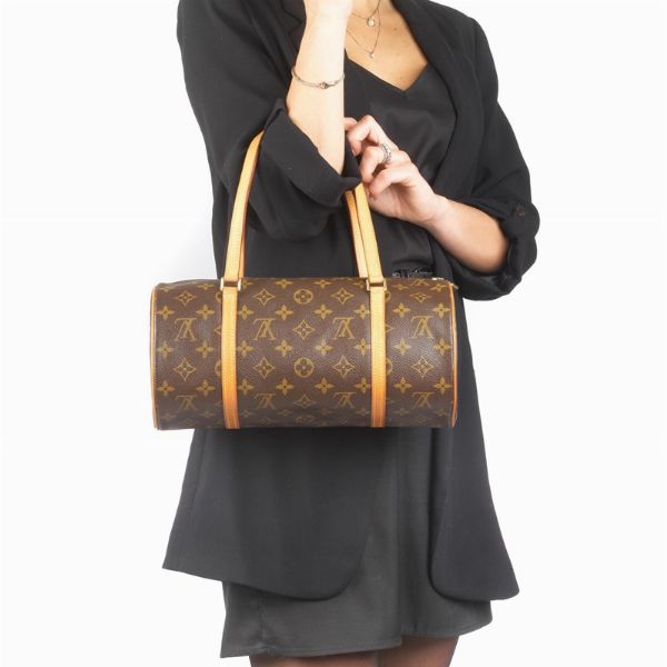 LOUIS VUITTON BORSA DOPPIA PAPILLON  - Asta Vintage: borse e accessori di Hermes, Louis Vuitton e altre grandi maison  - Associazione Nazionale - Case d'Asta italiane