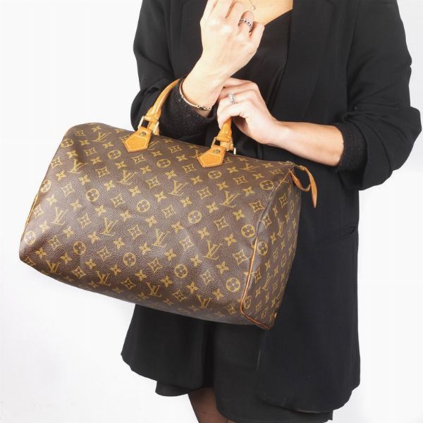 LOUIS VUITTON BAULETTO SPEEDY 40  - Asta Vintage: borse e accessori di Hermes, Louis Vuitton e altre grandi maison  - Associazione Nazionale - Case d'Asta italiane