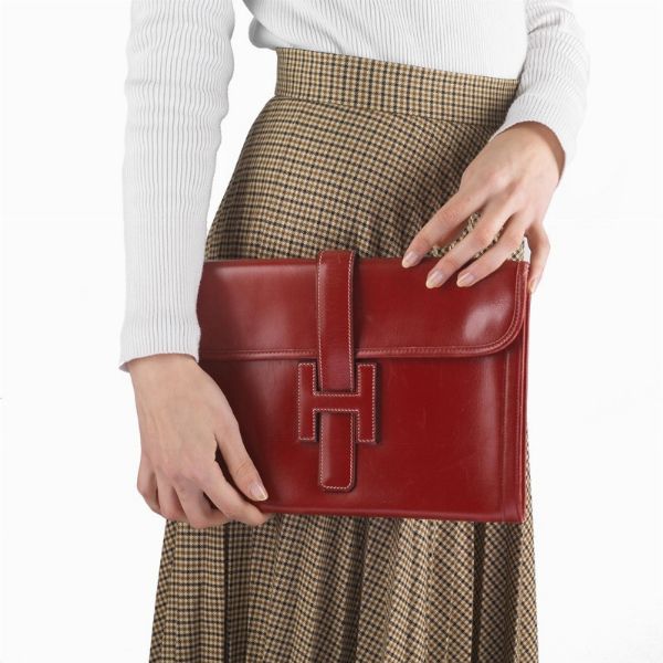 HERMES BORSA JIGE  - Asta Vintage: borse e accessori di Hermes, Louis Vuitton e altre grandi maison  - Associazione Nazionale - Case d'Asta italiane