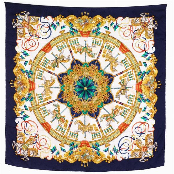 HERMES FOULARD �LUNA PARK�  - Asta Vintage: borse e accessori di Hermes, Louis Vuitton e altre grandi maison  - Associazione Nazionale - Case d'Asta italiane