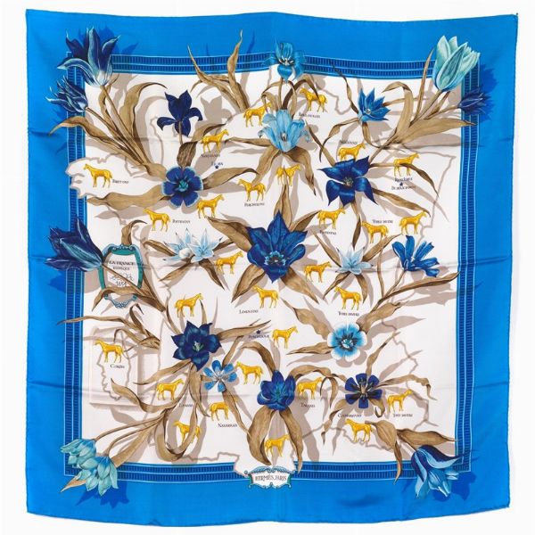 HERMES FOULARD  - Asta Vintage: borse e accessori di Hermes, Louis Vuitton e altre grandi maison  - Associazione Nazionale - Case d'Asta italiane