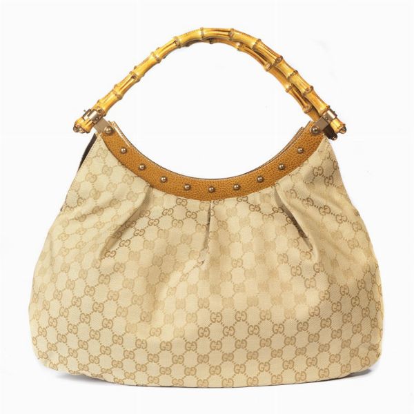 GUCCI BAMBOO HOBO  - Asta Vintage: borse e accessori di Hermes, Louis Vuitton e altre grandi maison  - Associazione Nazionale - Case d'Asta italiane