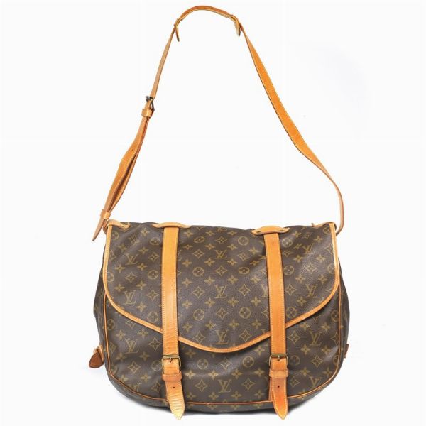 LOUIS VUITTON GRANDE TRACOLLA SAUMUR  - Asta Vintage: borse e accessori di Hermes, Louis Vuitton e altre grandi maison  - Associazione Nazionale - Case d'Asta italiane