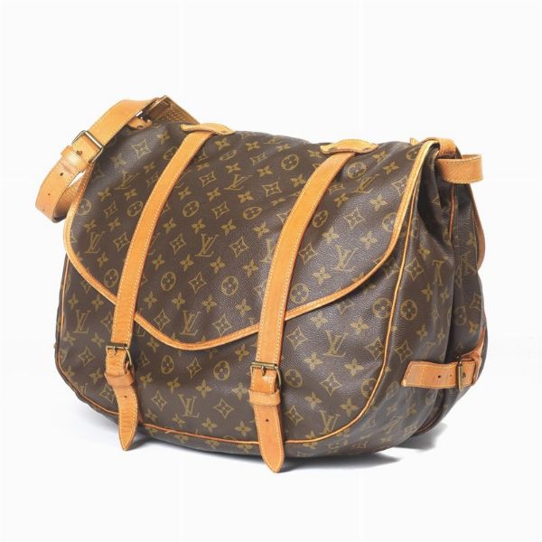 LOUIS VUITTON GRANDE TRACOLLA SAUMUR  - Asta Vintage: borse e accessori di Hermes, Louis Vuitton e altre grandi maison  - Associazione Nazionale - Case d'Asta italiane