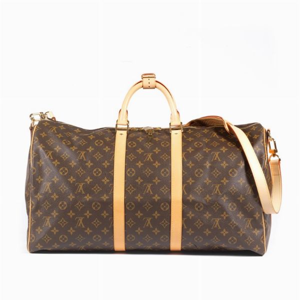 LOUIS VUITTON KEEPALL 55 BANDOULIERE  - Asta Vintage: borse e accessori di Hermes, Louis Vuitton e altre grandi maison  - Associazione Nazionale - Case d'Asta italiane
