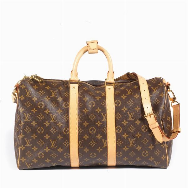 LOUIS VUITTON KEEPALL 45 BANDOULIERE  - Asta Vintage: borse e accessori di Hermes, Louis Vuitton e altre grandi maison  - Associazione Nazionale - Case d'Asta italiane