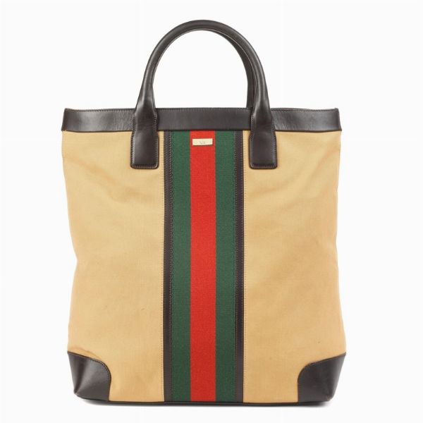 GUCCI BORSA SHOPPING  - Asta Vintage: borse e accessori di Hermes, Louis Vuitton e altre grandi maison  - Associazione Nazionale - Case d'Asta italiane