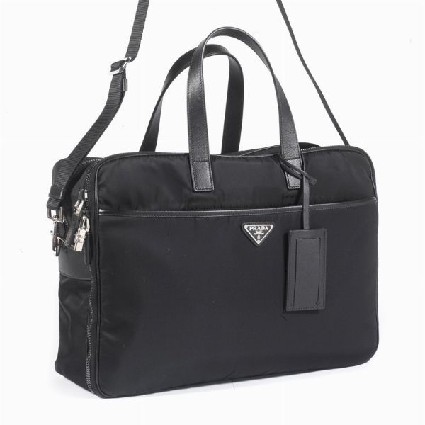 PRADA BORSA PORTACOMPUTER  - Asta Vintage: borse e accessori di Hermes, Louis Vuitton e altre grandi maison  - Associazione Nazionale - Case d'Asta italiane