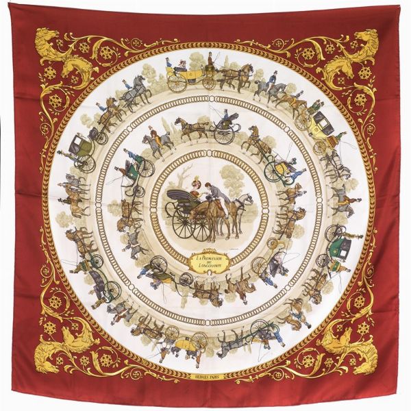 HERMES FOULARD  - Asta Vintage: borse e accessori di Hermes, Louis Vuitton e altre grandi maison  - Associazione Nazionale - Case d'Asta italiane
