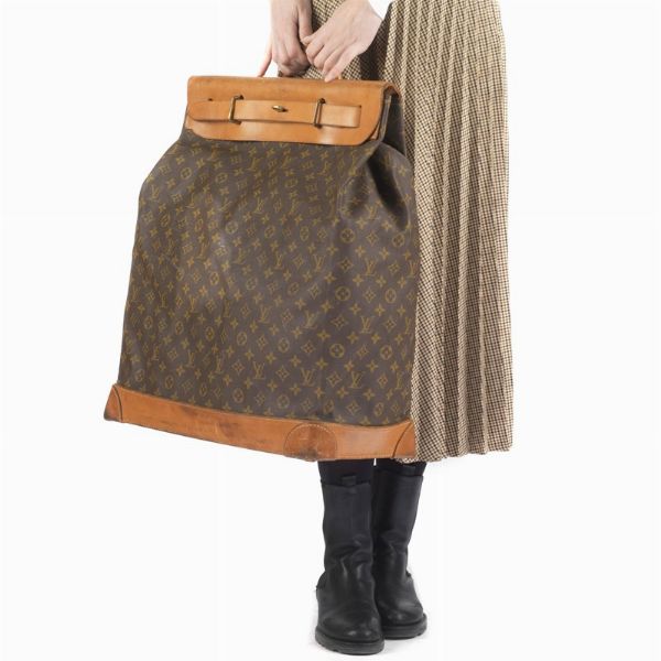 LOUIS VUITTON BORSA VIAGGIO STEAMER  - Asta Vintage: borse e accessori di Hermes, Louis Vuitton e altre grandi maison  - Associazione Nazionale - Case d'Asta italiane