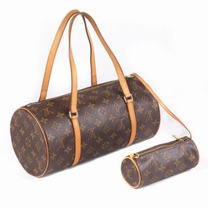 LOUIS VUITTON BORSA DOPPIA PAPILLON  - Asta Vintage: borse e accessori di Hermes, Louis Vuitton e altre grandi maison  - Associazione Nazionale - Case d'Asta italiane