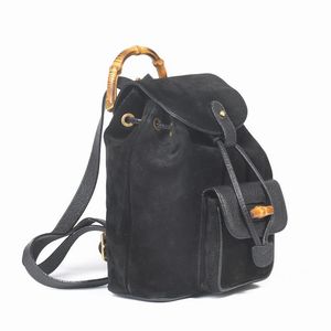GUCCI MINI ZAINO BAMBOO  - Asta Vintage: borse e accessori di Hermes, Louis Vuitton e altre grandi maison  - Associazione Nazionale - Case d'Asta italiane