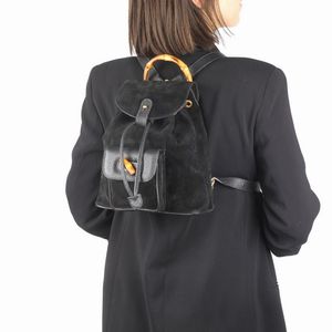 GUCCI MINI ZAINO BAMBOO  - Asta Vintage: borse e accessori di Hermes, Louis Vuitton e altre grandi maison  - Associazione Nazionale - Case d'Asta italiane