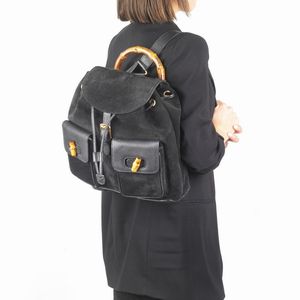 GUCCI ZAINO BAMBOO MEDIO  - Asta Vintage: borse e accessori di Hermes, Louis Vuitton e altre grandi maison  - Associazione Nazionale - Case d'Asta italiane