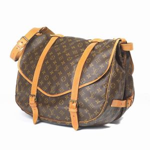 LOUIS VUITTON GRANDE TRACOLLA SAUMUR  - Asta Vintage: borse e accessori di Hermes, Louis Vuitton e altre grandi maison  - Associazione Nazionale - Case d'Asta italiane