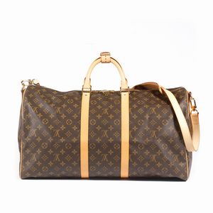 LOUIS VUITTON KEEPALL 55 BANDOULIERE  - Asta Vintage: borse e accessori di Hermes, Louis Vuitton e altre grandi maison  - Associazione Nazionale - Case d'Asta italiane