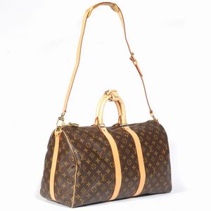 LOUIS VUITTON KEEPALL 45 BANDOULIERE  - Asta Vintage: borse e accessori di Hermes, Louis Vuitton e altre grandi maison  - Associazione Nazionale - Case d'Asta italiane