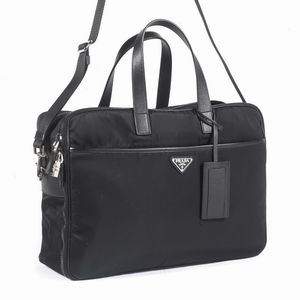 PRADA BORSA PORTACOMPUTER  - Asta Vintage: borse e accessori di Hermes, Louis Vuitton e altre grandi maison  - Associazione Nazionale - Case d'Asta italiane