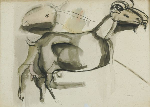 ,Bruno Cassinari : Studio di animali  - Asta Asta di Arte Moderna e Contemporanea - Associazione Nazionale - Case d'Asta italiane