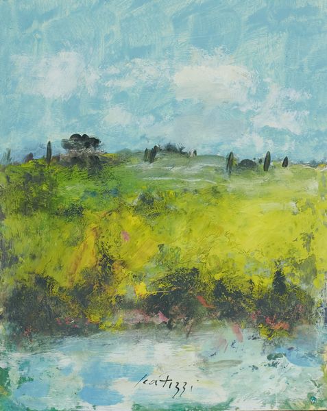 ,Sergio Scatizzi : Paesaggio volterrano  - Asta Asta di Arte Moderna e Contemporanea - Associazione Nazionale - Case d'Asta italiane