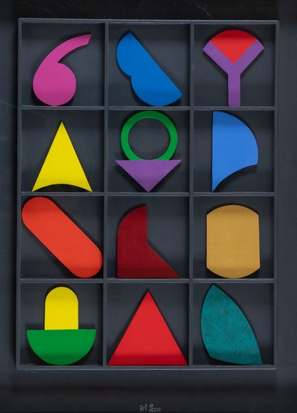 ,LUCIO DEL PEZZO : Casellario 12 elementi  - Asta Asta di Arte Moderna e Contemporanea - Associazione Nazionale - Case d'Asta italiane