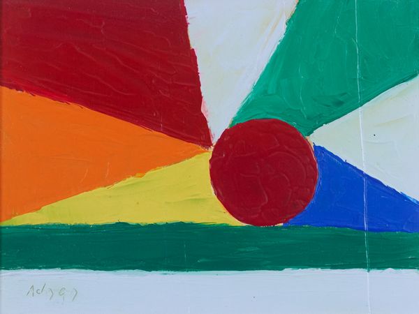 ,Etel Adnan : Senza titolo  - Asta Asta di Arte Moderna e Contemporanea - Associazione Nazionale - Case d'Asta italiane