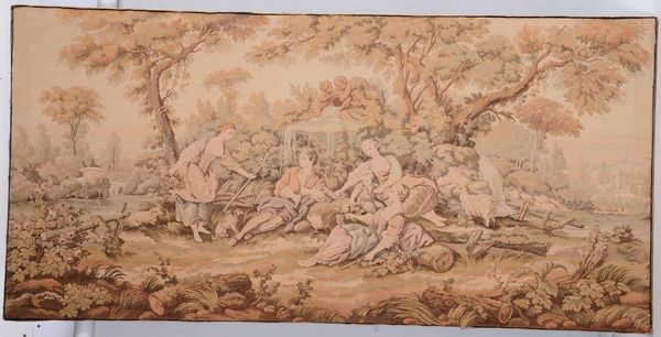 Arazzo meccanico XX secolo  - Asta Tappeti - Associazione Nazionale - Case d'Asta italiane